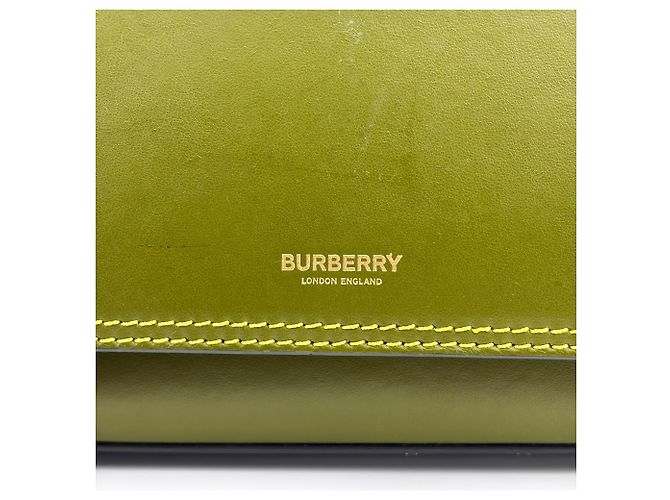 Burberry Mini de piel con bolsillo Verde - vista 7