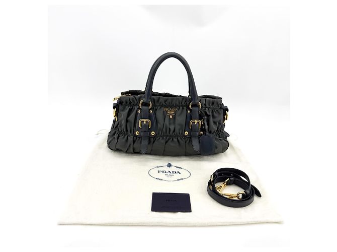 Prada Gaufre Nappa Leather Large Braun - Ansicht 2