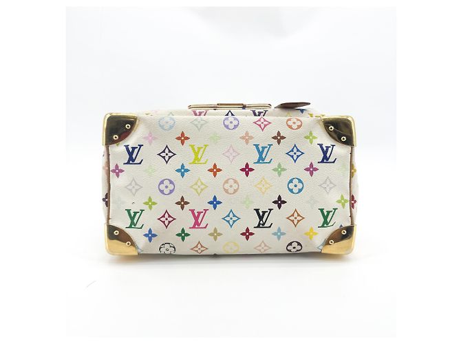 Louis Vuitton Speedy Monogram Multicolor 30 Blanc - vue 5