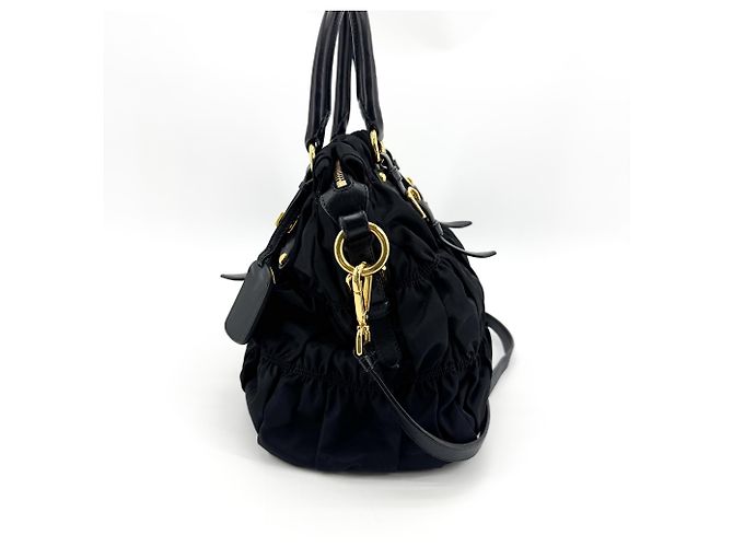 Prada Gaufre Nappa Leather Large Schwarz - Ansicht 3