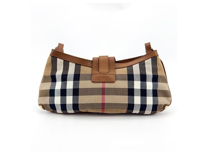 Burberry Schultertasche Nova Check beschichtetes Canvas Small Schwarz - Ansicht 3