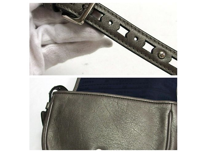 Loewe Heritage Satchel Schultertasche Metallisch - Ansicht 11