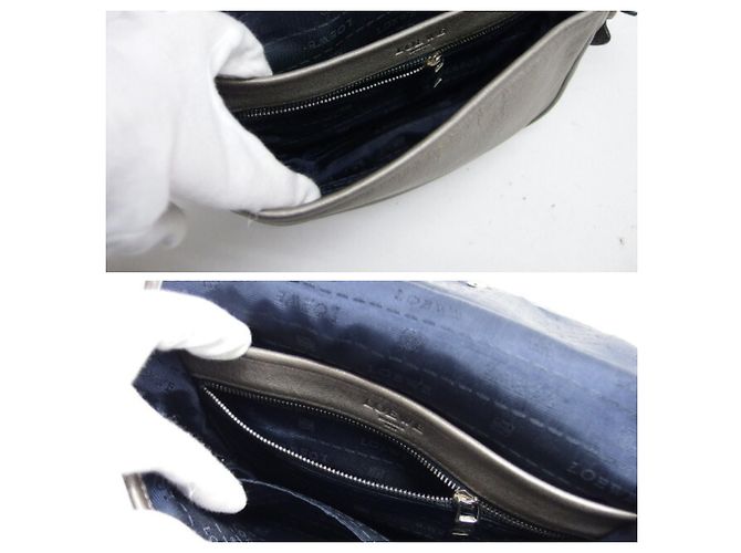 Loewe Heritage Satchel Schultertasche Metallisch - Ansicht 5