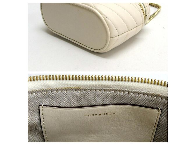 Tory Burch Kira Mini Vanity Bag Bianco - vista 4