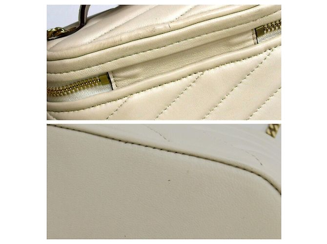 Tory Burch Kira Mini Vanity Bag Bianco - vista 7