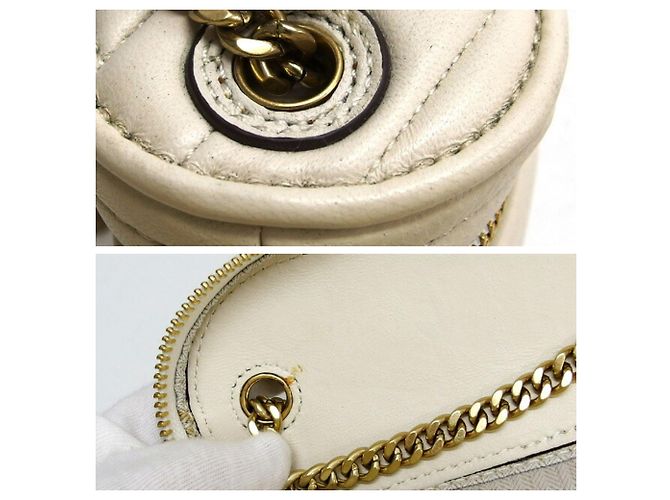 Tory Burch Kira Mini Vanity Bag Bianco - vista 8