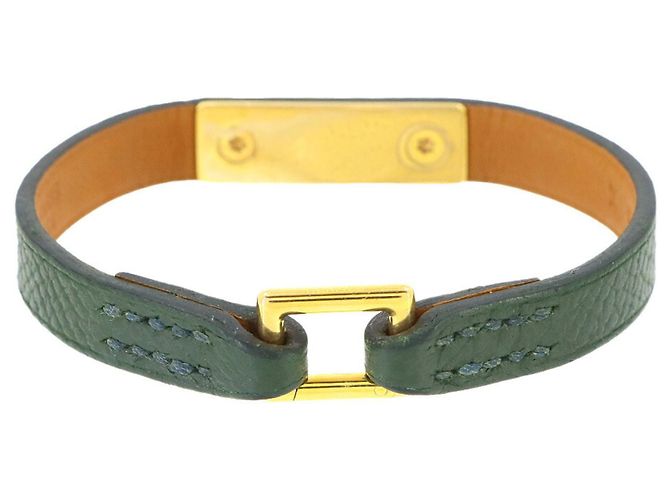 Hermès Bracelete Hermes Rivale Mini Verde - vista 2