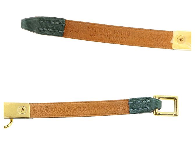 Hermès Bracelete Hermes Rivale Mini Verde - vista 6