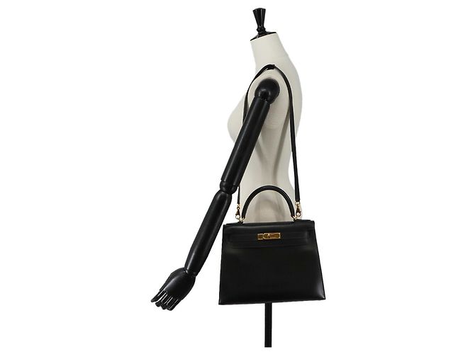 Hermès Borsa Hermes Kelly 28 Nero - vista 10