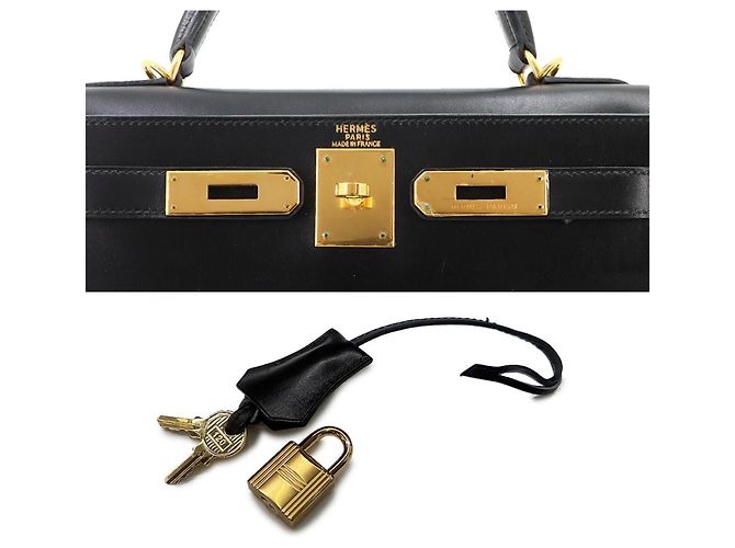 Hermès Borsa Hermes Kelly 28 Nero - vista 8