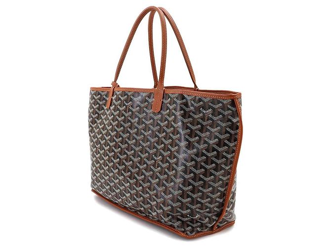 Borsa Tote Reversibile Goyard Anjou PM Marrone Nero - vista 4