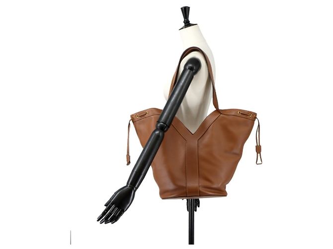 Autre Marque Saint Laurent Y Hobo Tote Handtasche Braun - Ansicht 10