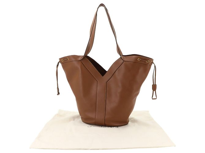 Autre Marque Saint Laurent Y Hobo Tote Handtasche Braun - Ansicht 2