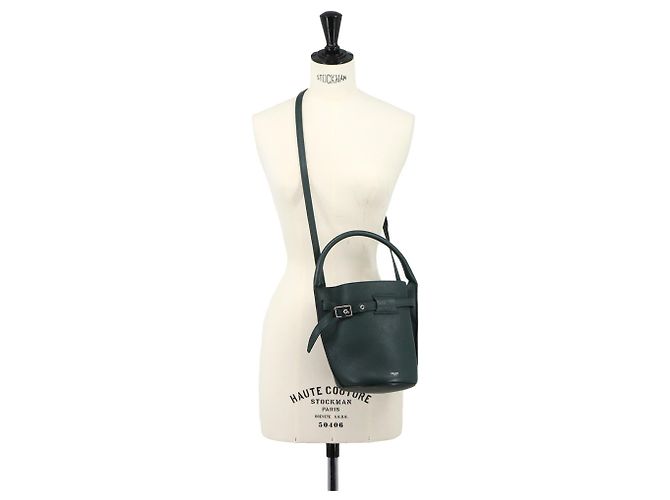 Céline Bolsa Bucket Nano Celine Verde - vista 10