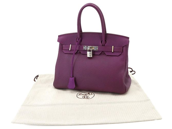 Hermès Borsa Hermes Birkin 30 Togo Anemone - vista 2