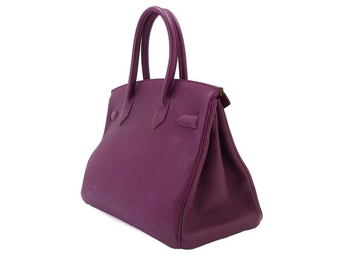 Hermès Borsa Hermes Birkin 30 Togo Anemone - vista 4