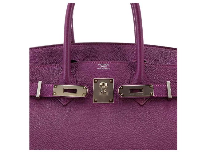 Hermès Borsa Hermes Birkin 30 Togo Anemone - vista 8