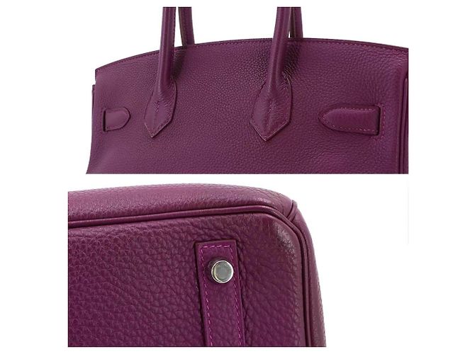 Hermès Borsa Hermes Birkin 30 Togo Anemone - vista 9