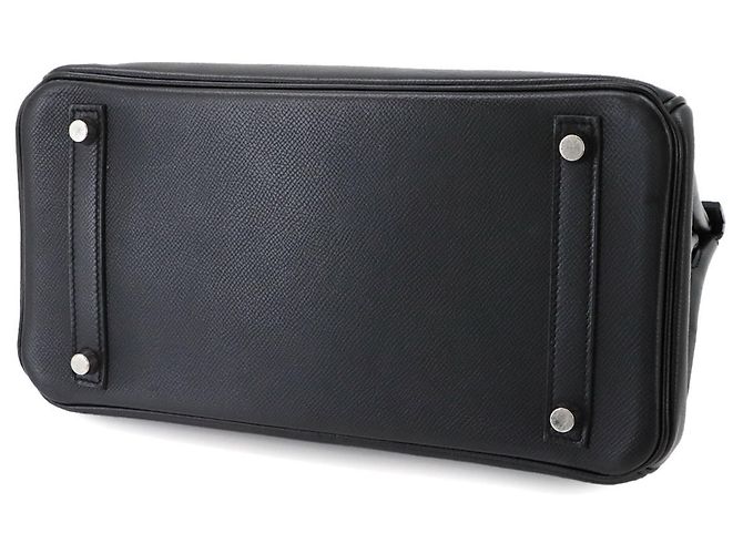 Hermès Borsa Hermes Birkin 30 in pelle Epsom nera Nero - vista 4