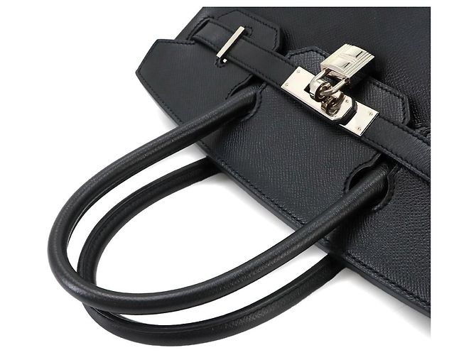 Hermès Borsa Hermes Birkin 30 in pelle Epsom nera Nero - vista 5
