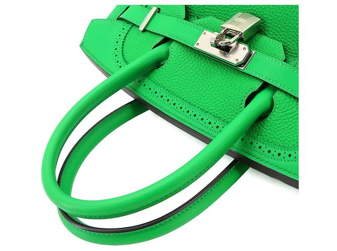 Hermès Borsa Hermes Birkin 30 Ghillies - vista 6
