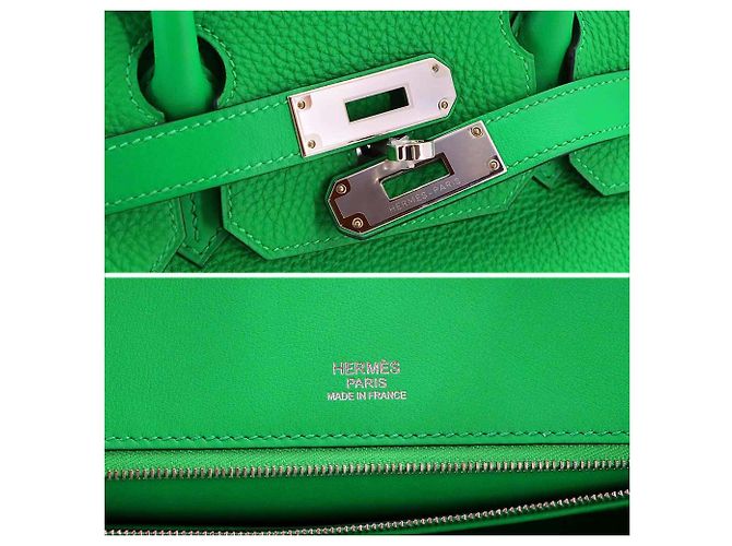 Hermès Borsa Hermes Birkin 30 Ghillies - vista 7