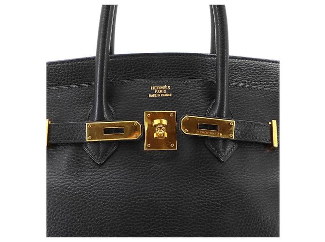 Hermès Hermes Birkin 35 Ardennes Black Handtasche Schwarz - Ansicht 8
