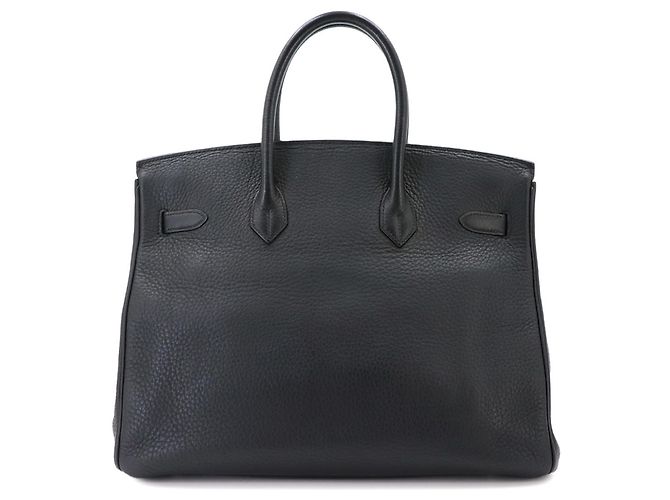 Hermès Hermes Birkin 35 Togo Black Handtasche Schwarz - Ansicht 3