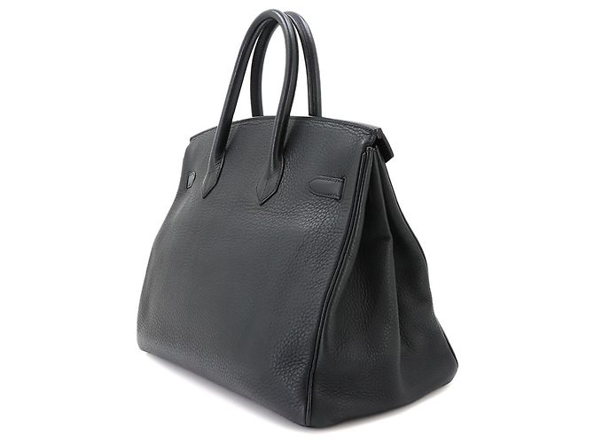 Hermès Hermes Birkin 35 Togo Black Handtasche Schwarz - Ansicht 4