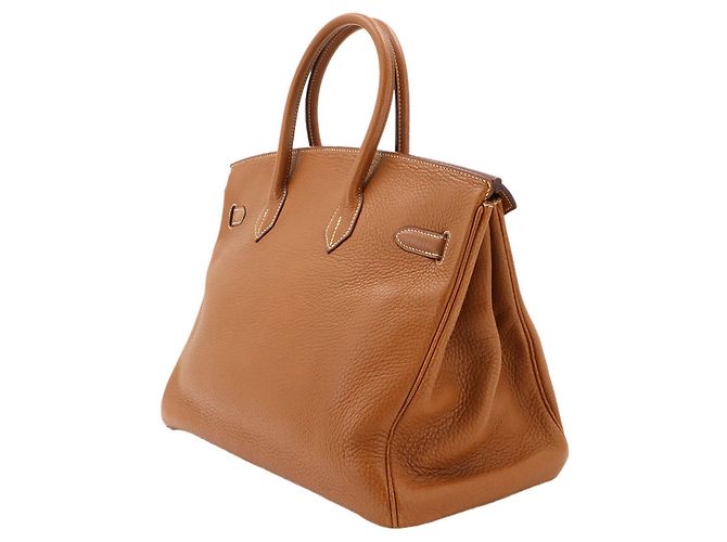Hermès Hermes Birkin 35 Handtasche in Gold Golden - Ansicht 3