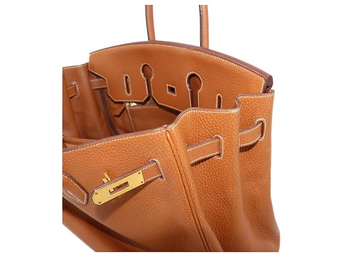 Hermès Hermes Birkin 35 Handtasche in Gold Golden - Ansicht 8