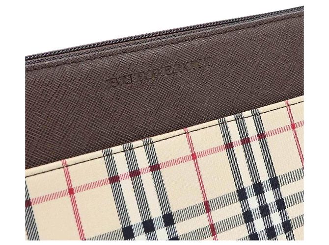 Borsa a tracolla Burberry Nova Check Marrone Beige - vista 9