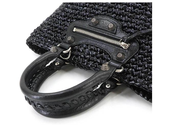 Balenciaga Le Cagole Panier Small Borsa a cesta 2-way Nero - vista 6