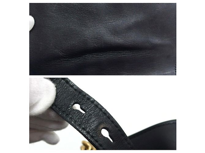 Zaino Gucci GG Marmont Sherry Line con catena Nero Multicolore - vista 12