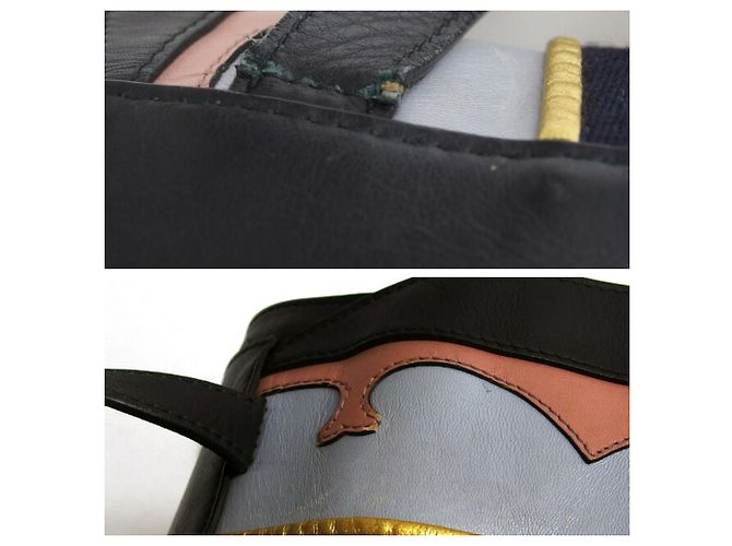 Zaino Gucci GG Marmont Sherry Line con catena Nero Multicolore - vista 9