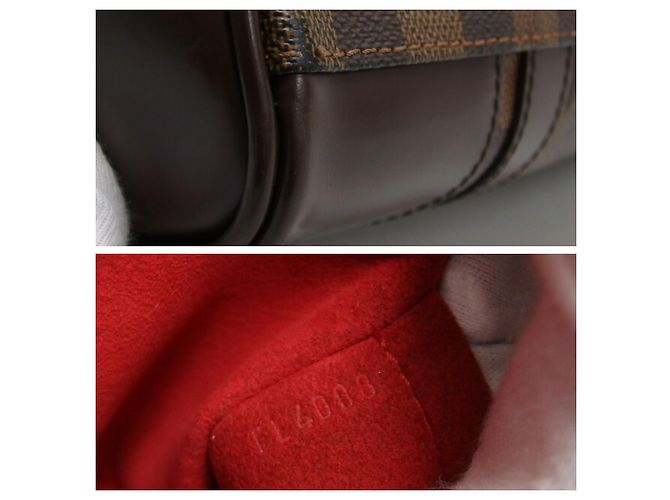 Bolsa Louis Vuitton Damier Berkeley Castanho escuro - vista 10