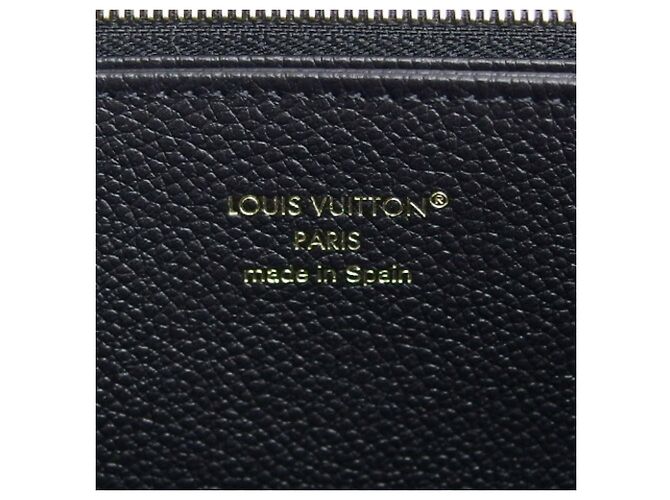 Louis Vuitton Monogram Empreinte Zippy Wallet Schwarz - Ansicht 5