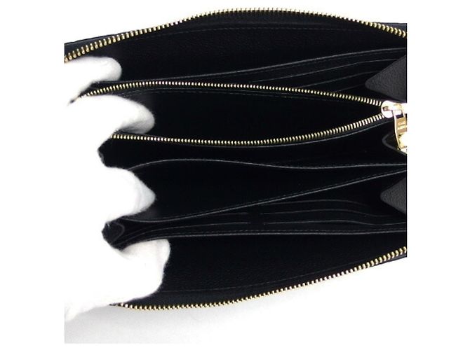 Louis Vuitton Monogram Empreinte Zippy Wallet Schwarz - Ansicht 8