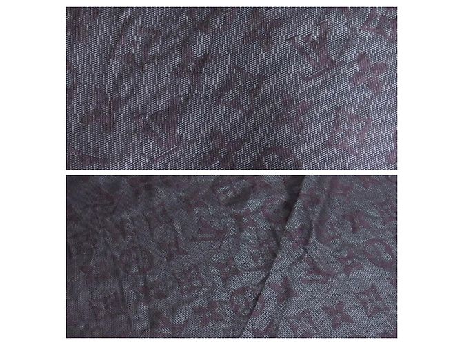 Sciarpa Large Stole Monogram Shine Louis Vuitton Porpora - vista 10