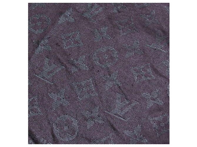 Sciarpa Large Stole Monogram Shine Louis Vuitton Porpora - vista 7