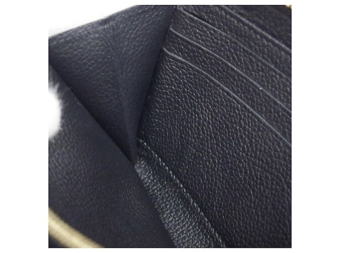 Louis Vuitton Monogram Empreinte Zippy Wallet M61864 Schwarz - Ansicht 11