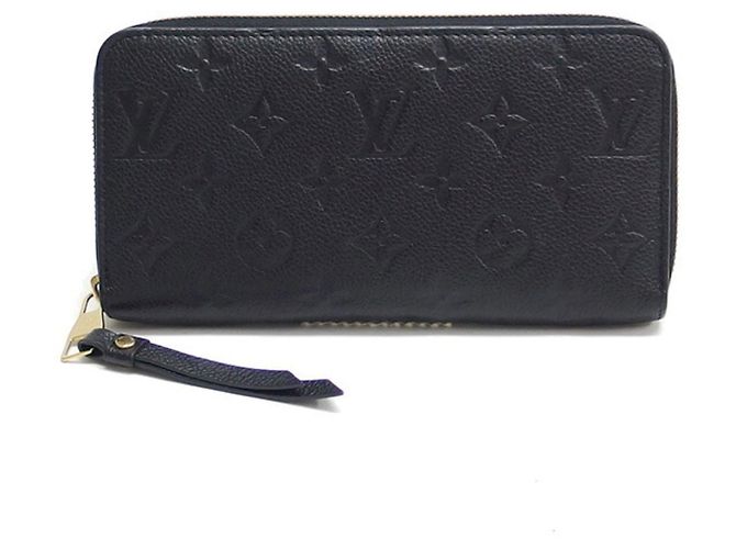 Louis Vuitton Monogram Empreinte Zippy Wallet M61864 Schwarz - Ansicht 2