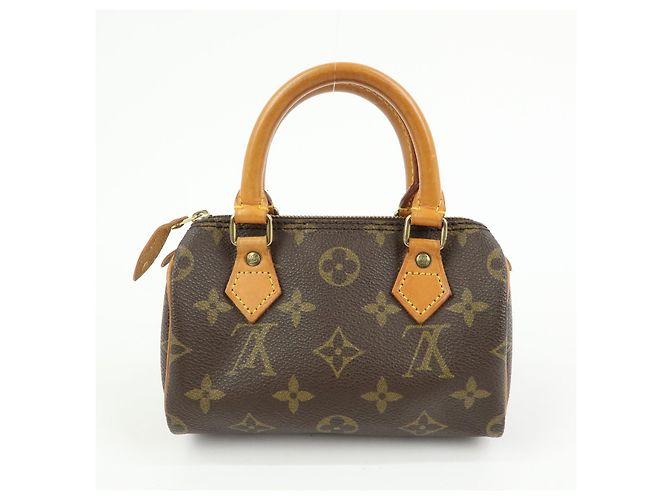 Louis Vuitton Speedy Mini HL Monogram Canvas Castaño - vista 2