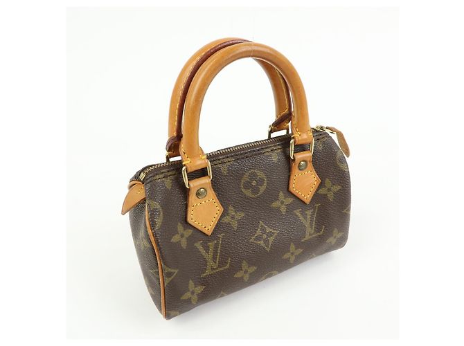 Louis Vuitton Speedy Mini HL Monogram Canvas Castaño - vista 4