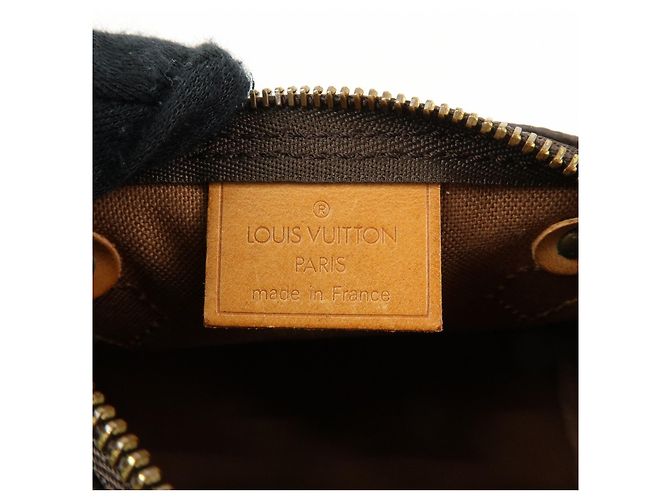Louis Vuitton Speedy Mini HL Monogram Canvas Castaño - vista 6