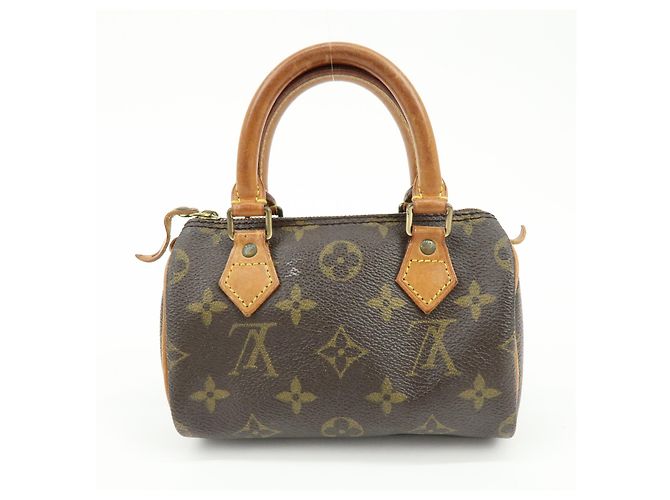 Louis Vuitton Speedy Mini HL Monogram Canvas Castaño - vista 2