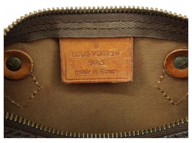 Louis Vuitton Speedy Mini HL Monogram Canvas Castaño - vista 6