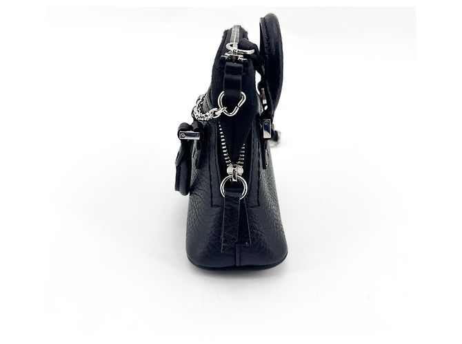 Maison Martin Margiela Maison Margiela Donna Micro Sac 5AC Leather Mini Nero - vista 5