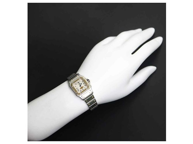 Cartier Santos Galbee SM Moon Phase Two-Tone Damenuhr - Ansicht 3