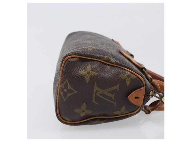 Louis Vuitton Speedy Mini HL Monogram Canvas Castaño - vista 3
